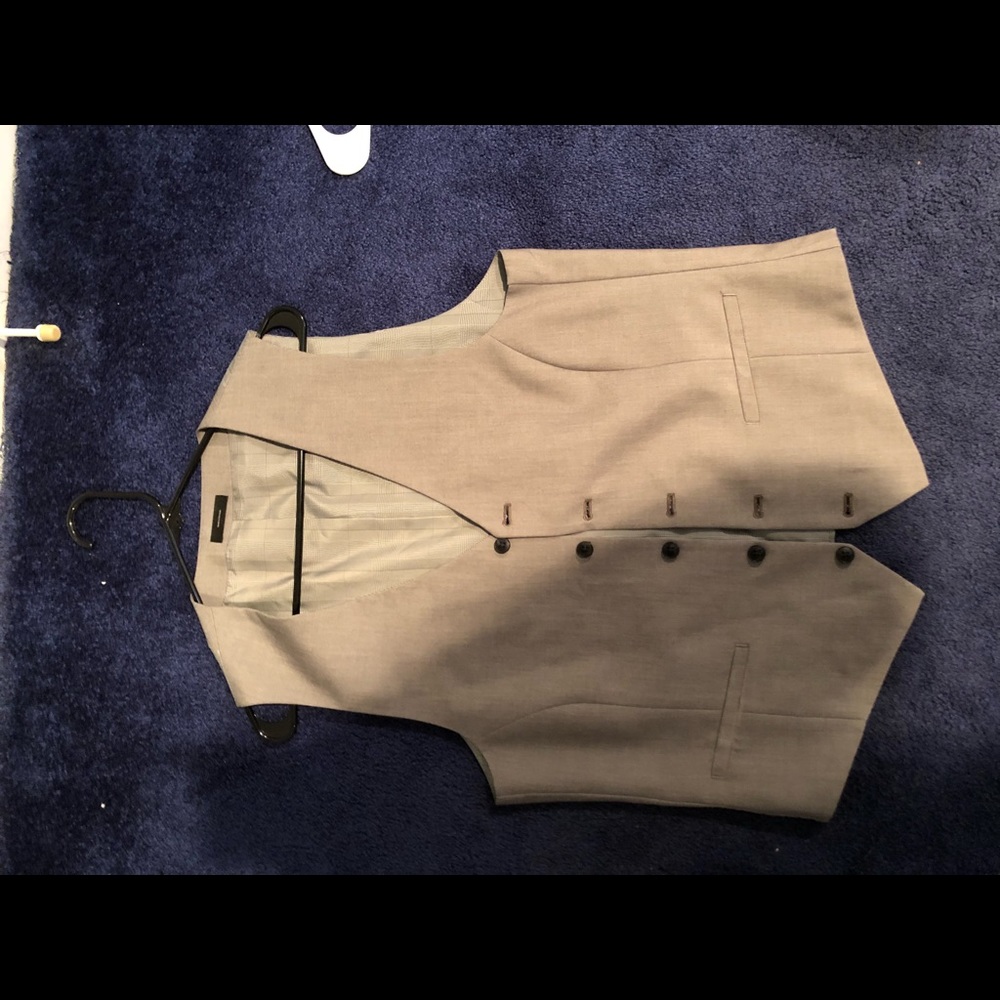 Grey vest suit with matching Pants